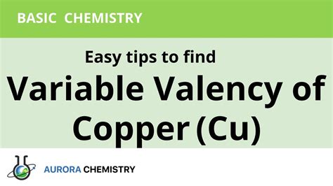 valency of copper